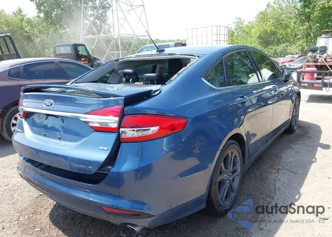 2018 Ford Fusion Se из США, поврежденный, VIN 3FA6P0H76JR196024